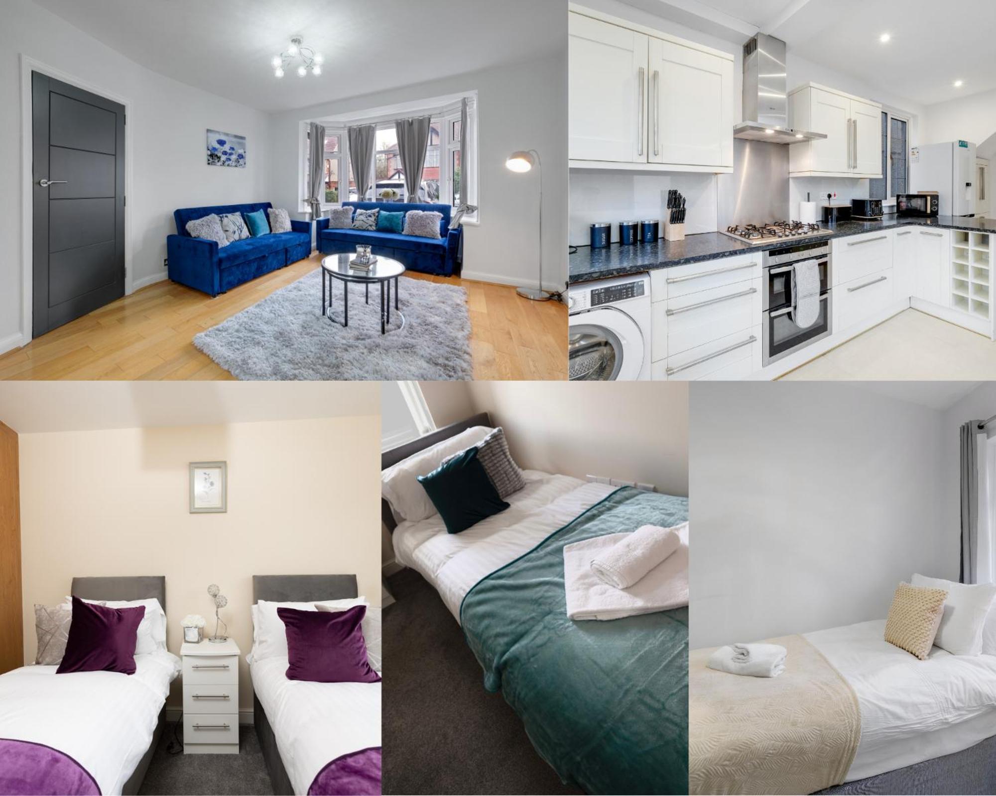 Stylish 3br House Close To Wembley Stadium And Arena *